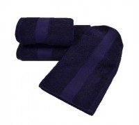 Полотенце махровое Soft cotton DELUXE фиолетовое 50х100 лицевое