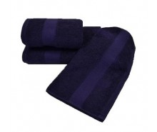 Полотенце махровое Soft cotton DELUXE фиолетовое 50х100 лицевое