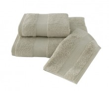 Полотенце махровое Soft cotton DELUXE светло-бежевое 32х50 салфетка