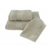Полотенце махровое Soft cotton DELUXE светло-бежевое 32х50 салфетка