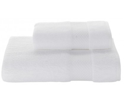 Полотенце Soft cotton ELEGANCE белое 85х150 банное