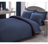 Постельное белье ТАЧ евро Satin Comfort Premium STRIPE темно-синий